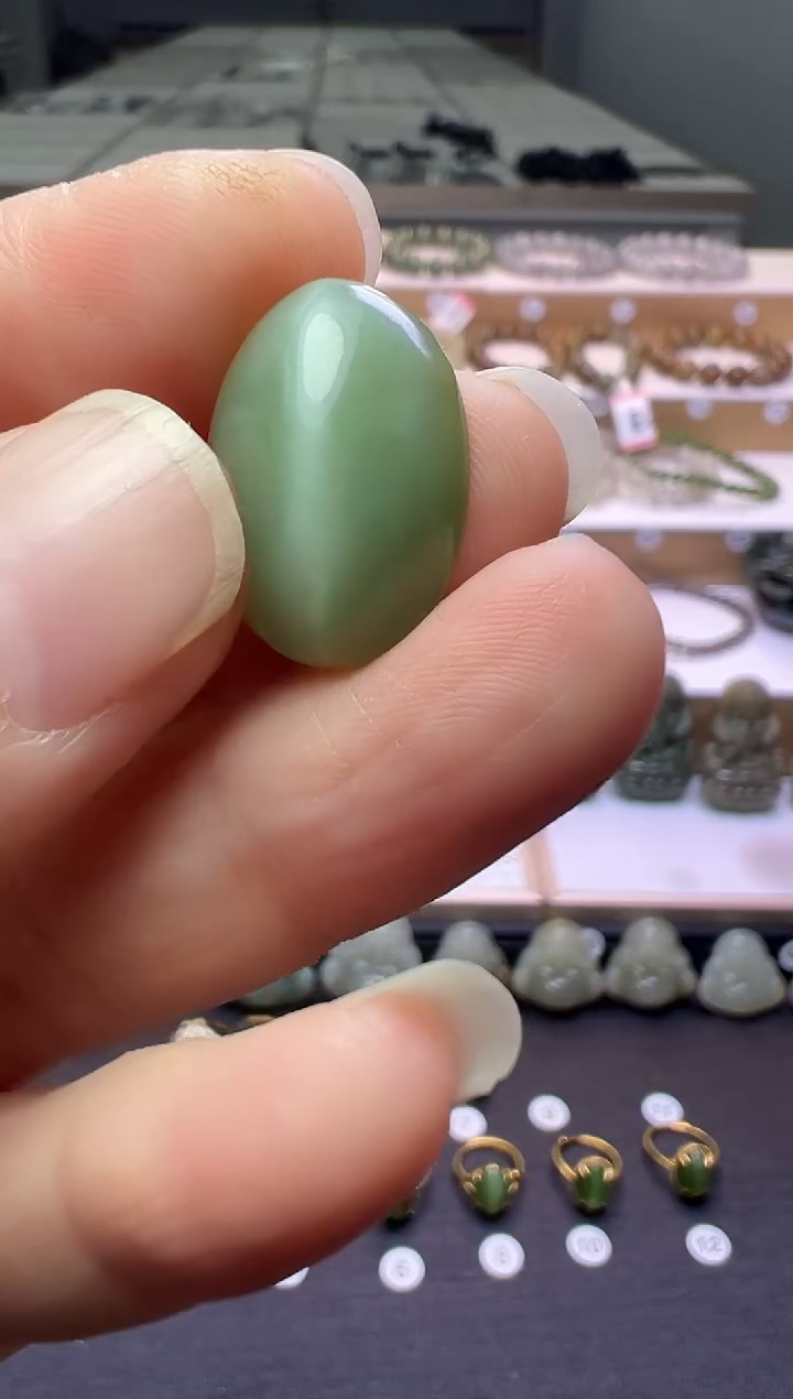 颈饰未镶嵌和田玉265号链接卡19+14*7mm