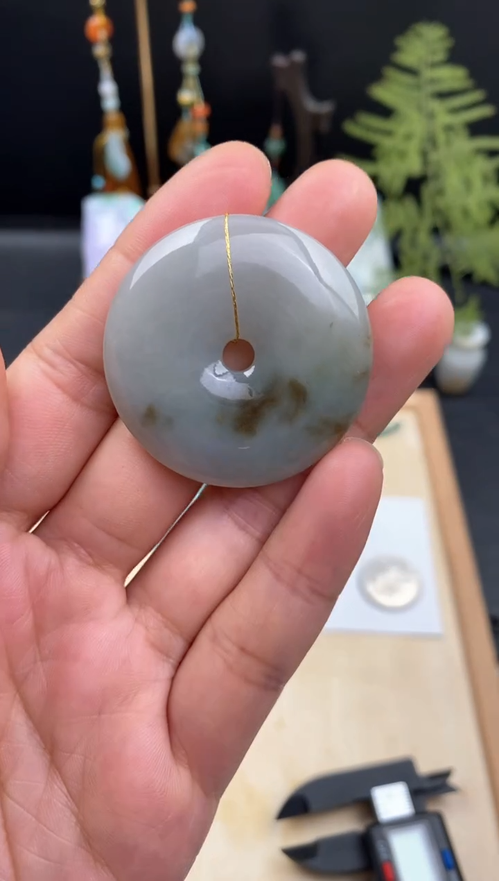 【闪购商品】翡翠颈饰未镶嵌平安扣