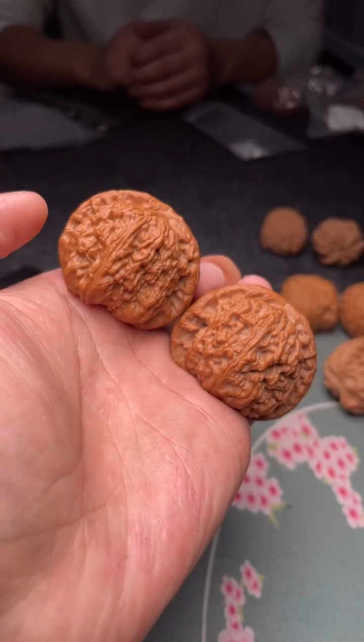 把件文玩核桃a131  白狮子  43尺