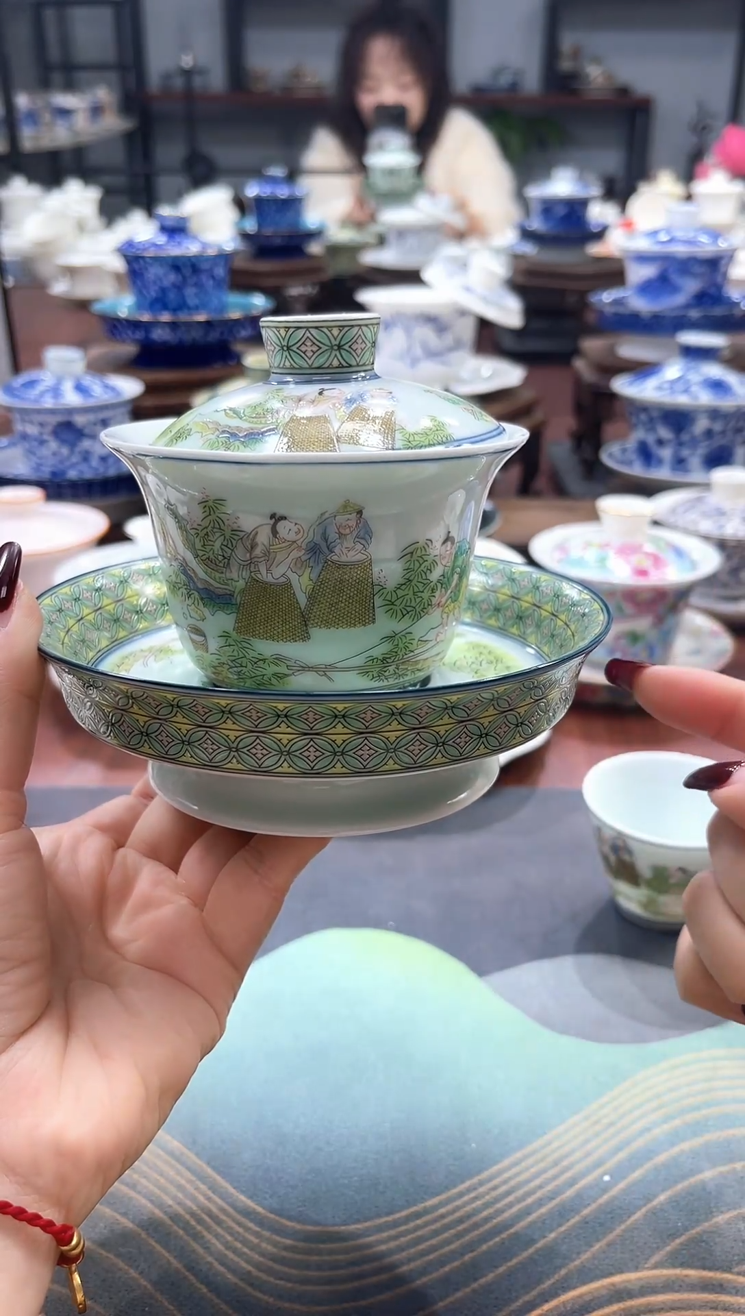 【闪购商品】春种秋收大底盖碗+1杯