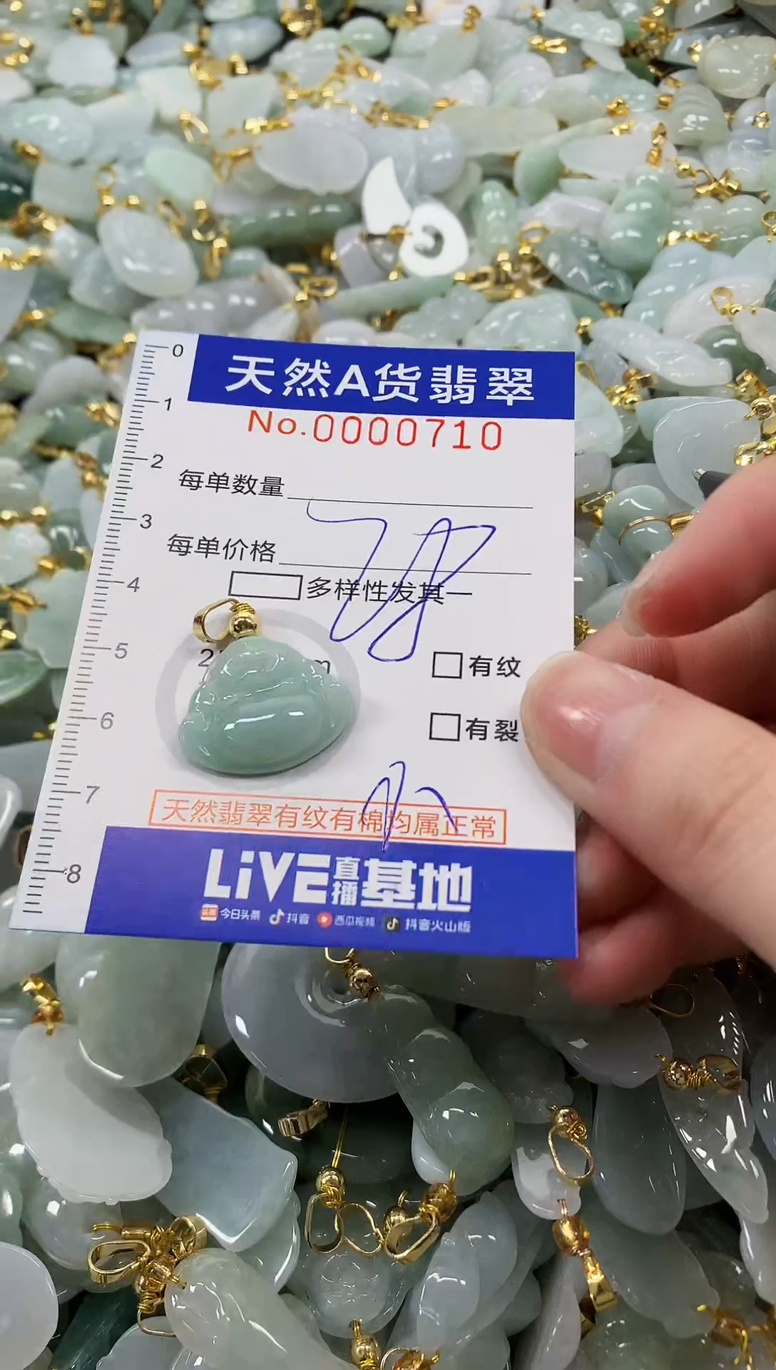 颈饰未镶嵌翡翠天然a货翡翠