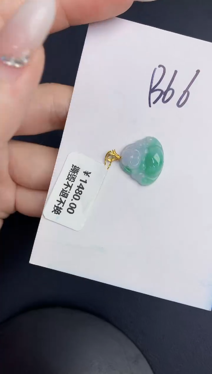 【闪购商品】翡翠颈饰18K金镶嵌00000000000