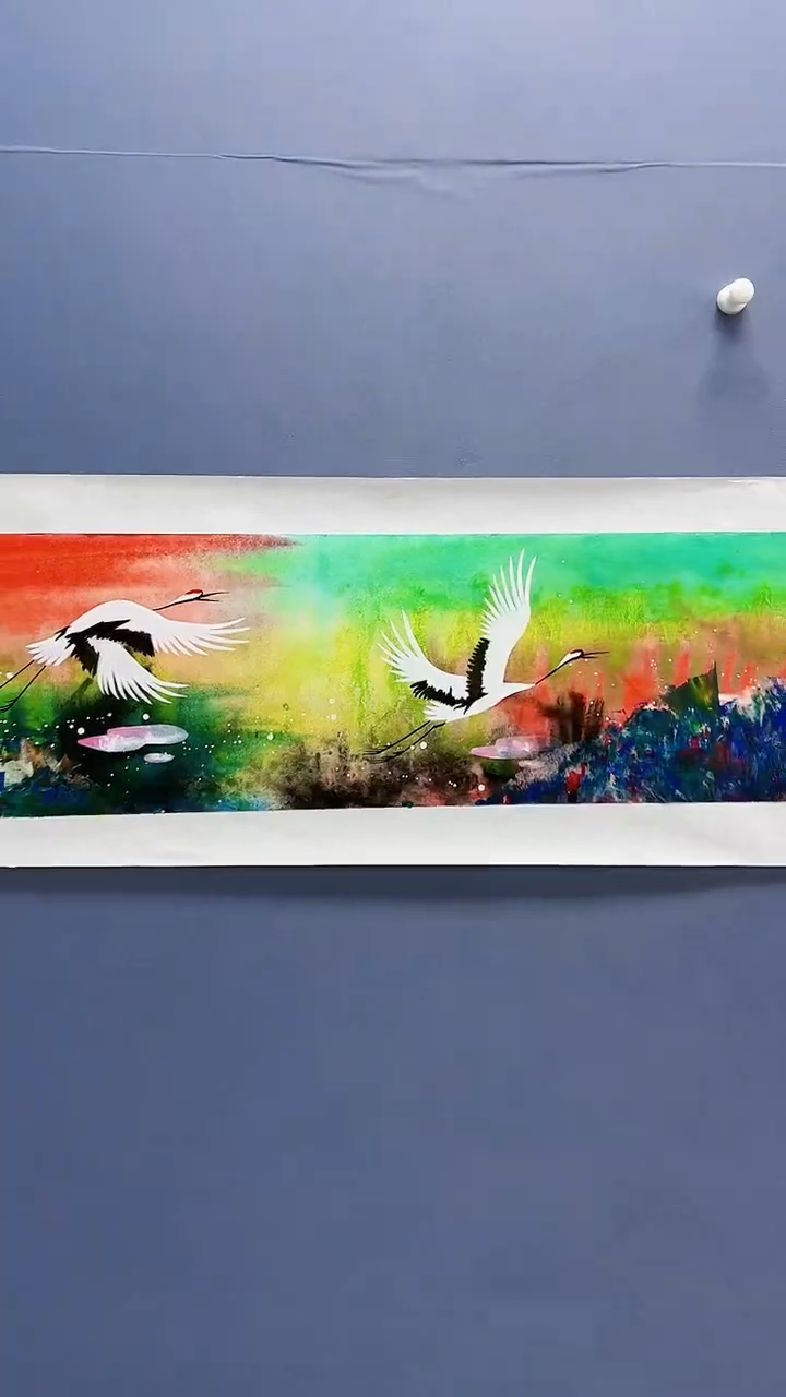 【闪购商品】绘画赵燮绘画2.2平尺仙鹤