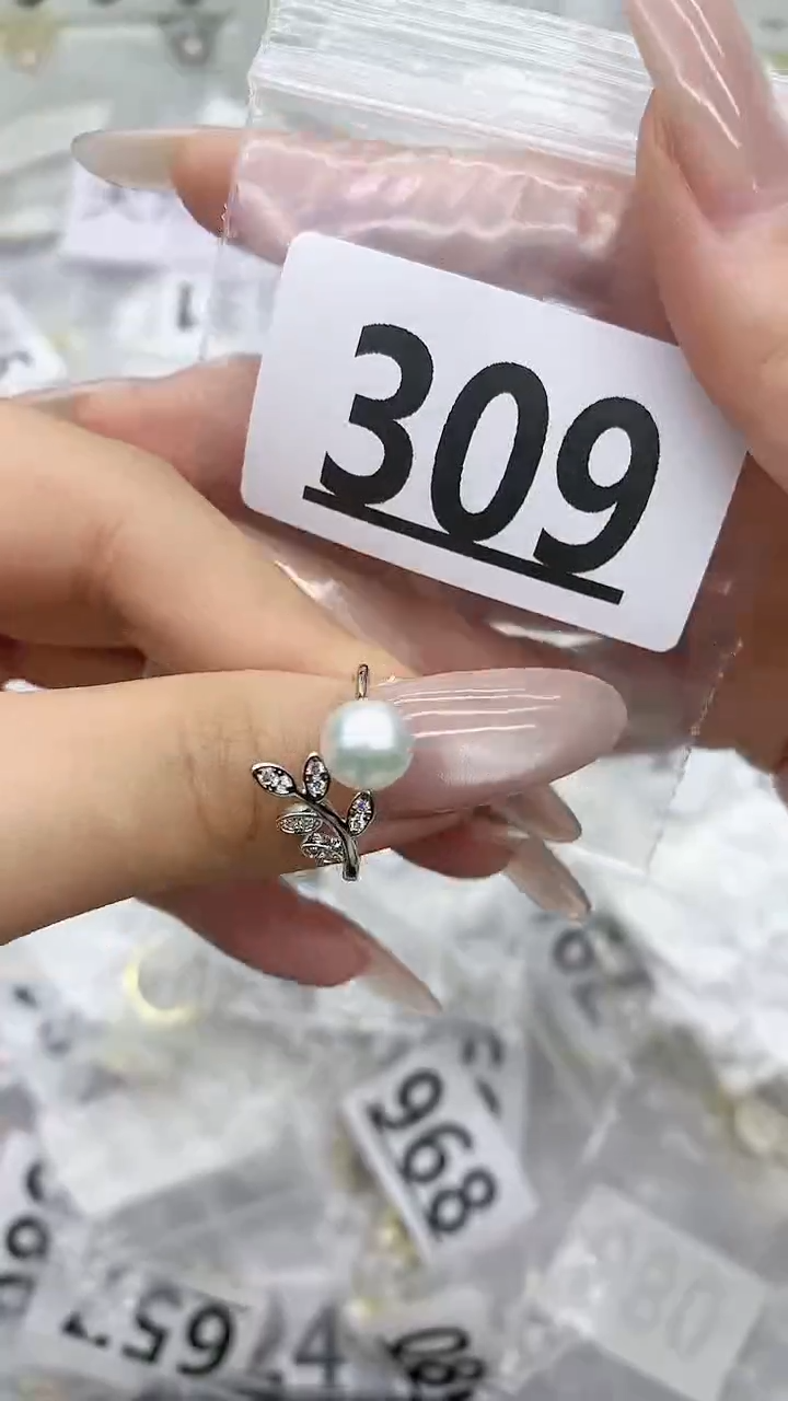 合金珠宝奇石淡水珍珠309