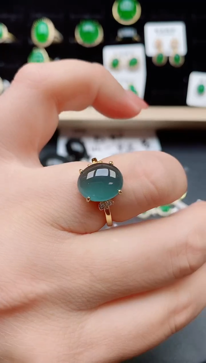 【闪购商品】翡翠戒指银S925镶嵌121212