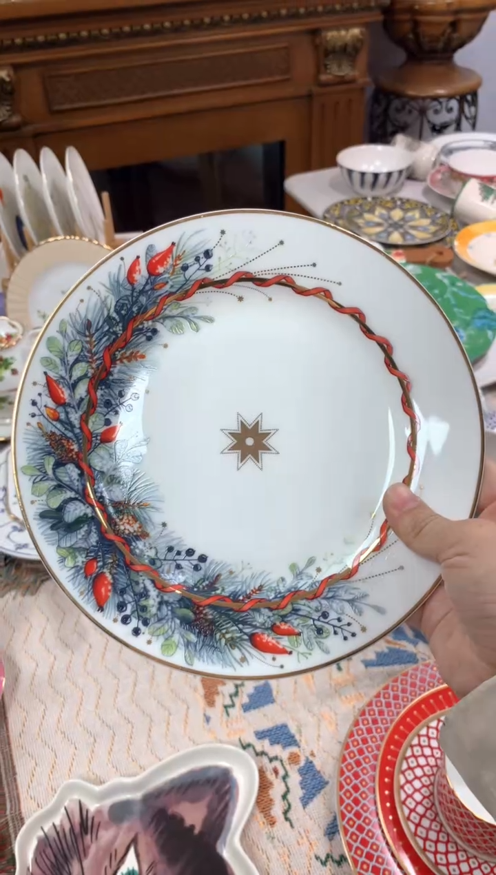 【闪购商品】瓷片CC670陶瓷没有完美无瑕陶瓷1个8寸