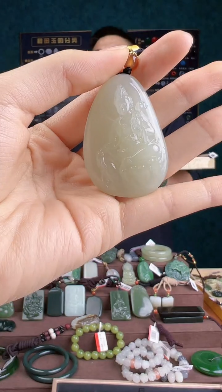 【闪购商品】和田玉颈饰未镶嵌ZZ 拍一发一 多样性发货