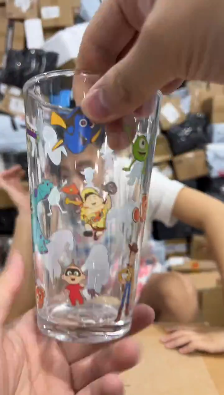 瓷片皮克斯合集玻璃水杯