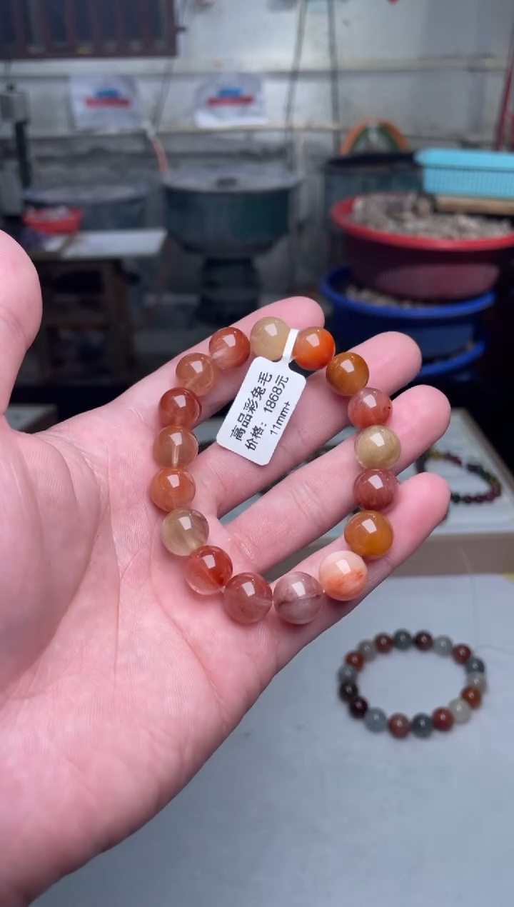 【闪购商品】水晶手串未镶嵌高品彩兔毛11多样性发其一