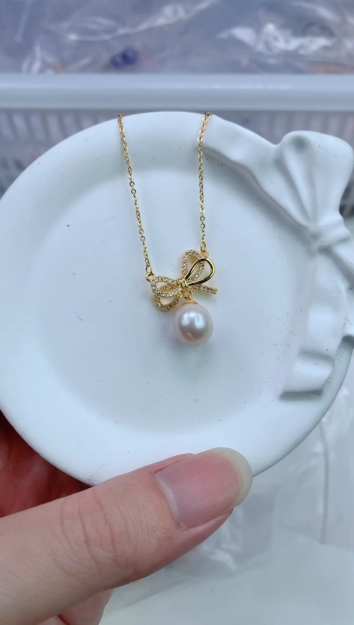 合金吊坠淡水珍珠02