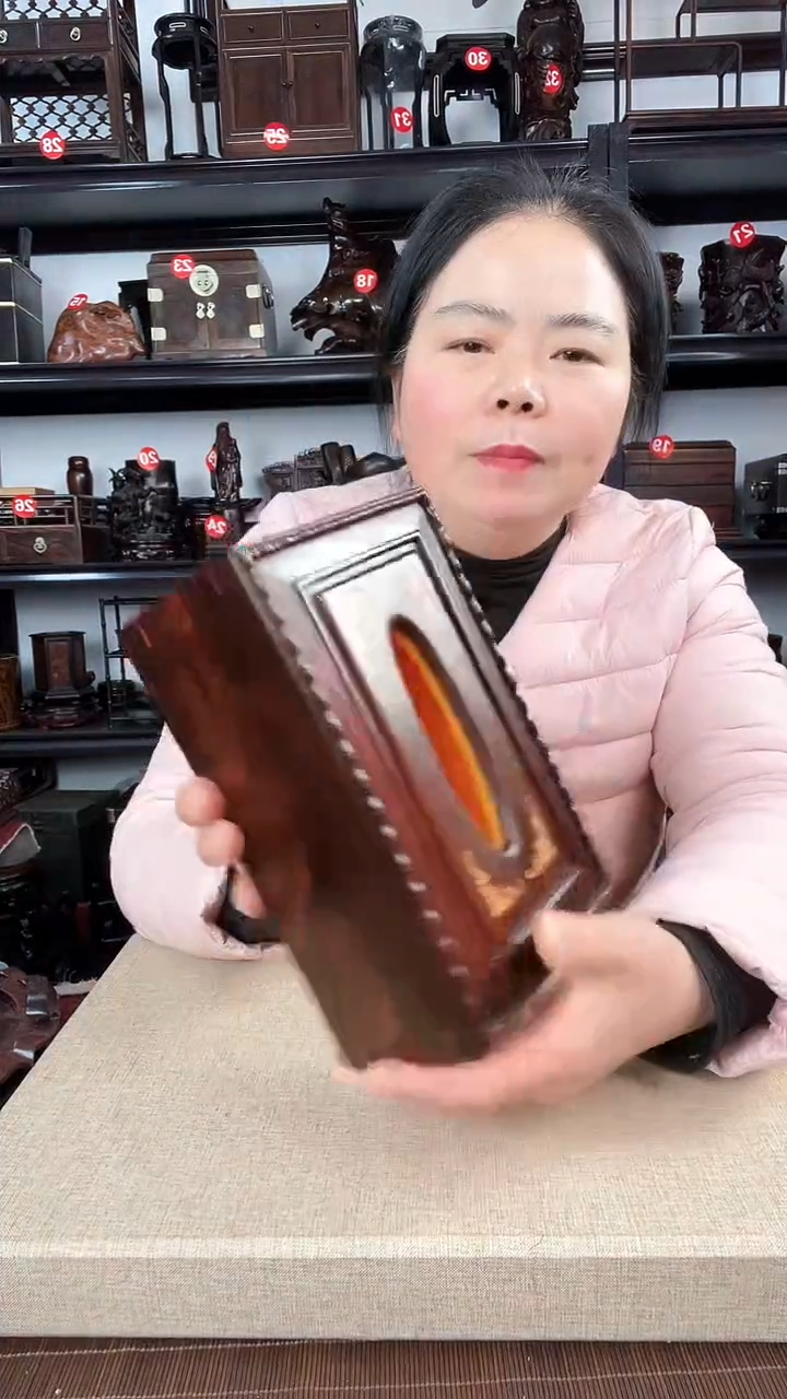 【闪购商品】木438瑕疵老李红木工艺品