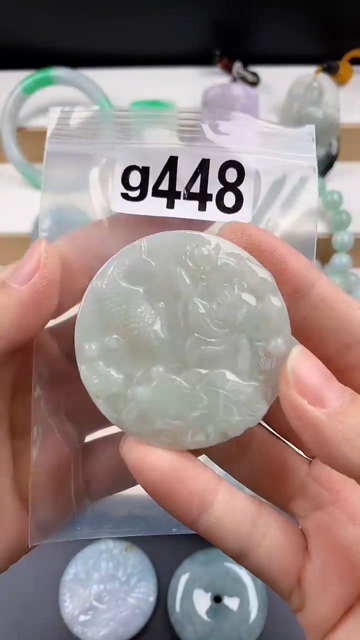 颈饰未镶嵌翡翠天然翡翠吊坠挂件