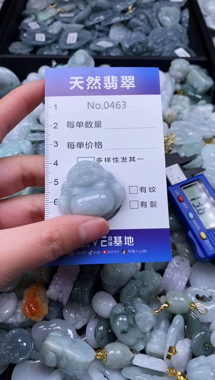 【闪购商品】翡翠颈饰未镶嵌缅甸A货翡翠0463