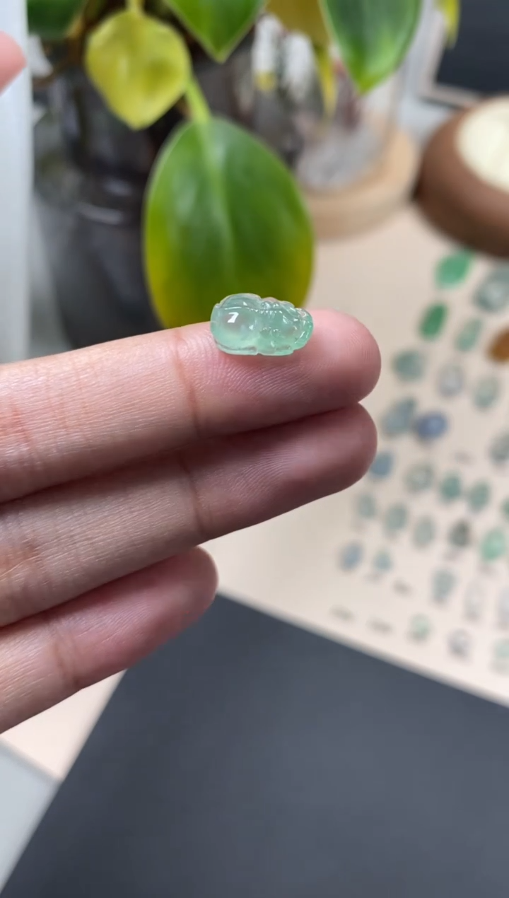 【闪购商品】翡翠颈饰未镶嵌翡翠冰晴裸石