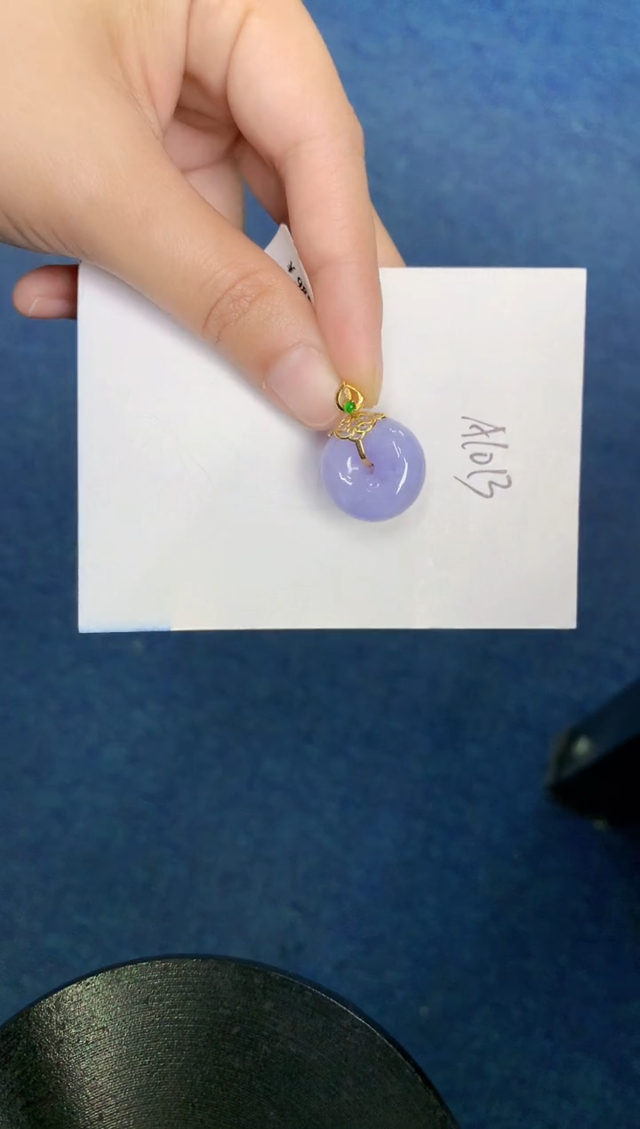 【闪购商品】翡翠颈饰18K金镶嵌000000000