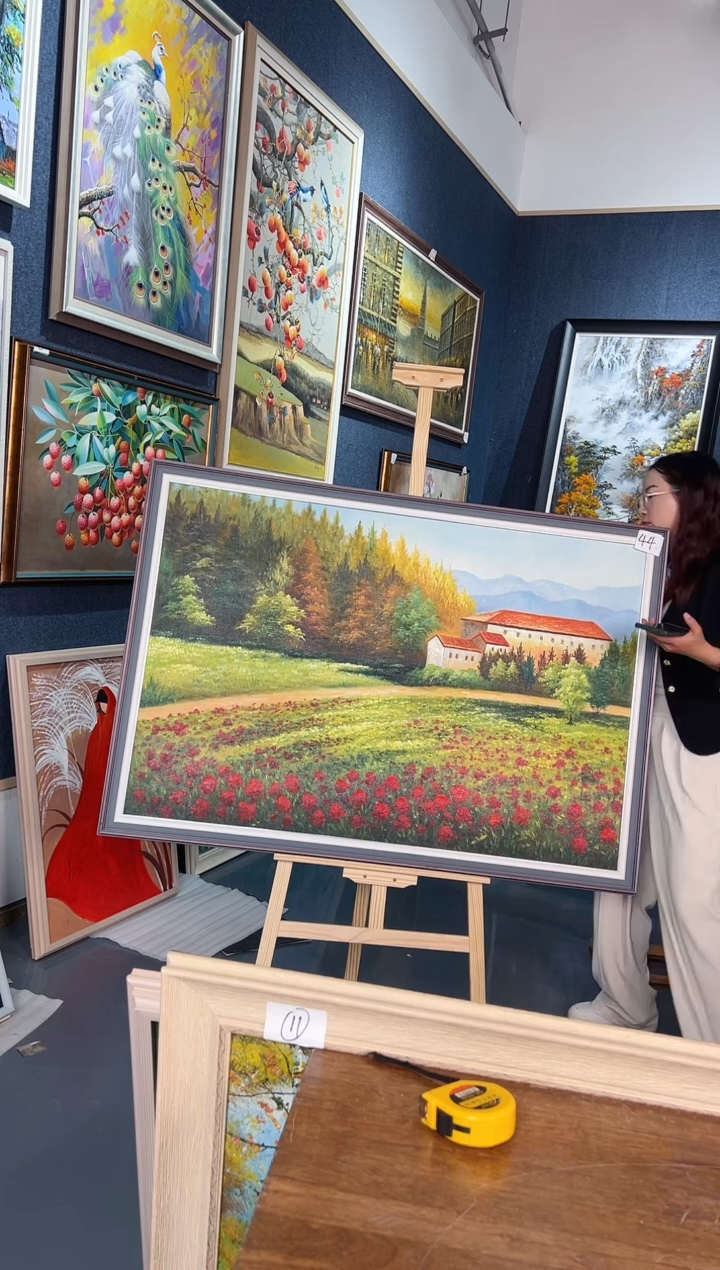 【闪购商品】油画71号手绘油画80*120  庄园