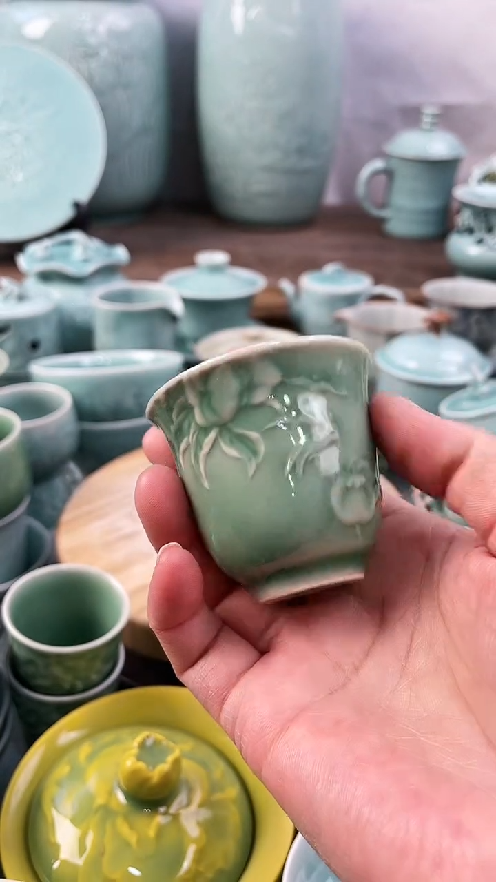 【闪购商品】特价 微瑕 慧仙青瓷