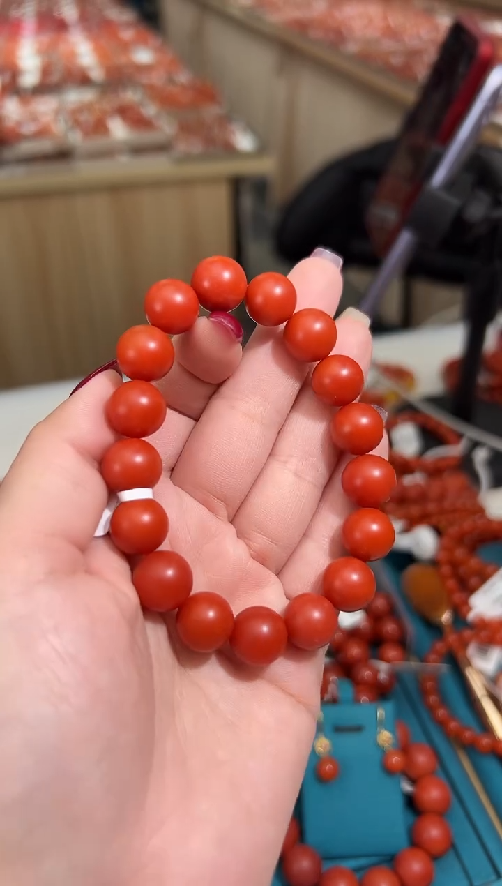 【闪购商品】南红玛瑙珠串未镶嵌多样发其一/12/HS9992182