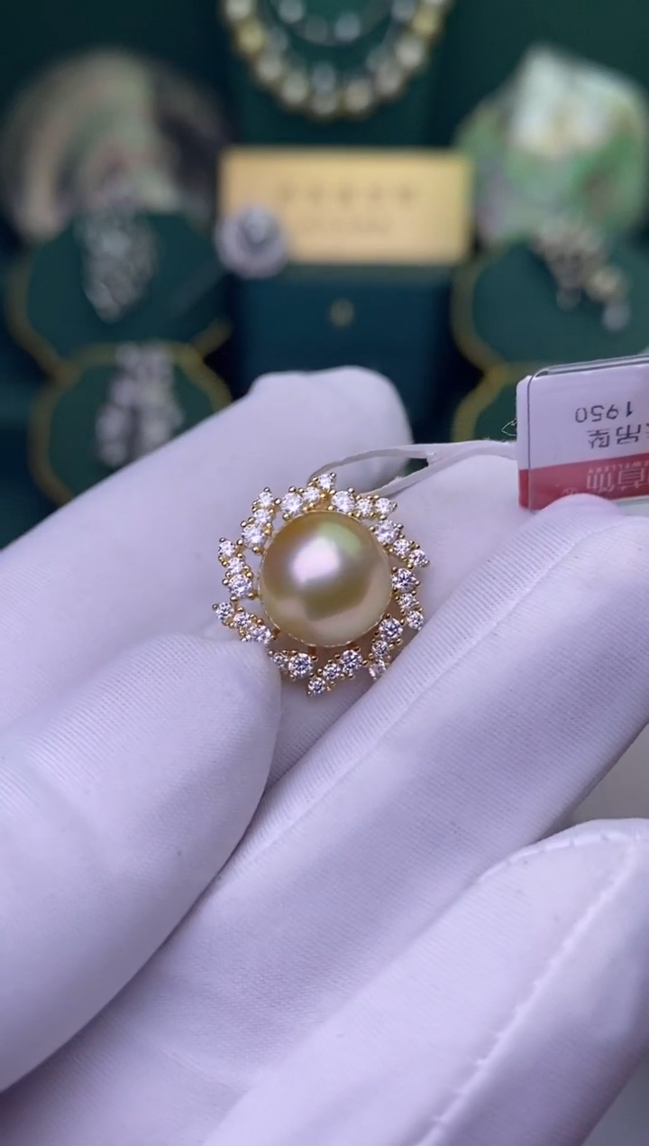 【闪购商品】海水珍珠颈饰银S925镶嵌11-12