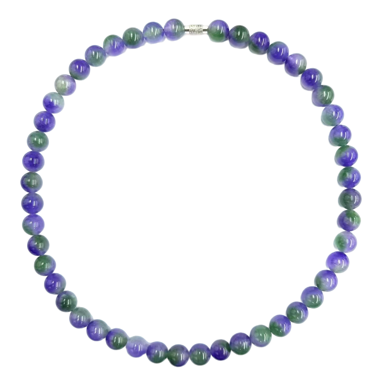 【符老板】x812-原创复古设计款紫冰魄玛瑙圆珠毛衣链妈妈链-赠礼盒