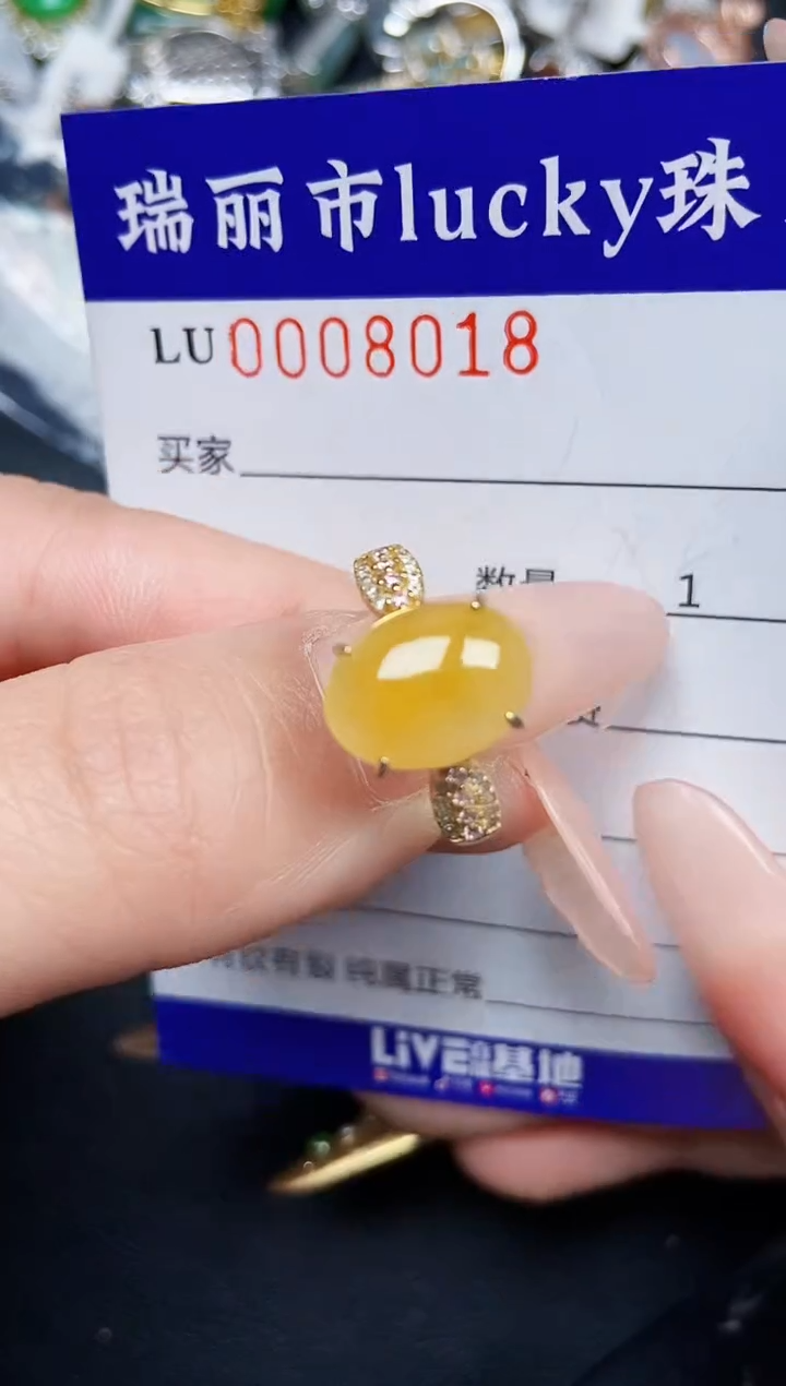 【闪购商品】翡翠颈饰银S925镶嵌8018