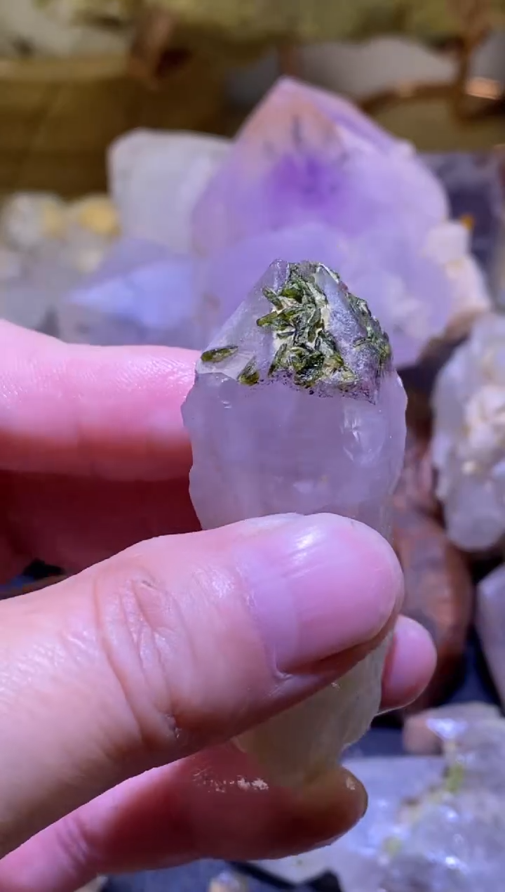 未镶嵌珠宝半成品水晶74号四川超七花园水晶