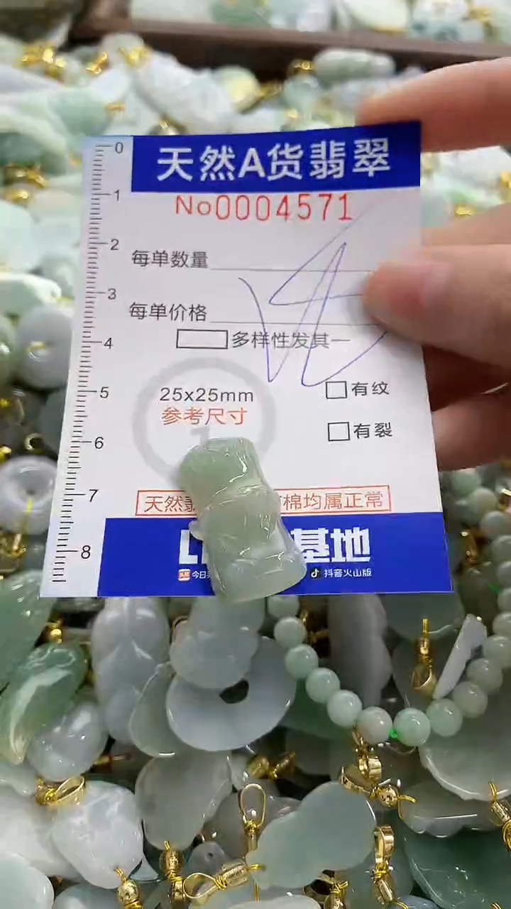 颈饰未镶嵌翡翠天然A货翡翠