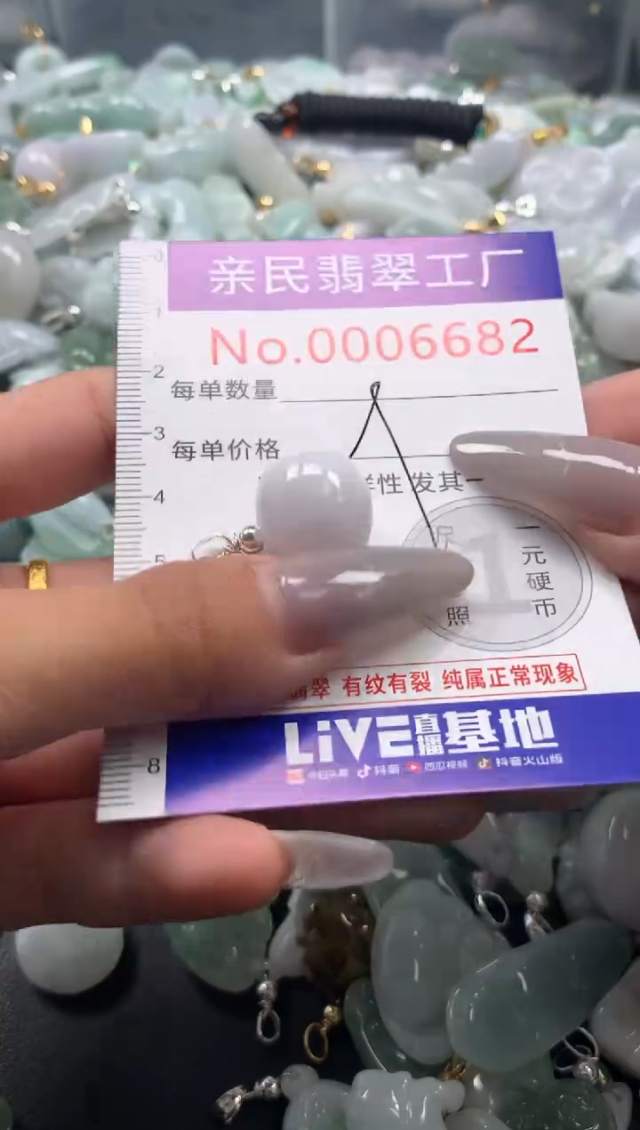 颈饰未镶嵌翡翠6682