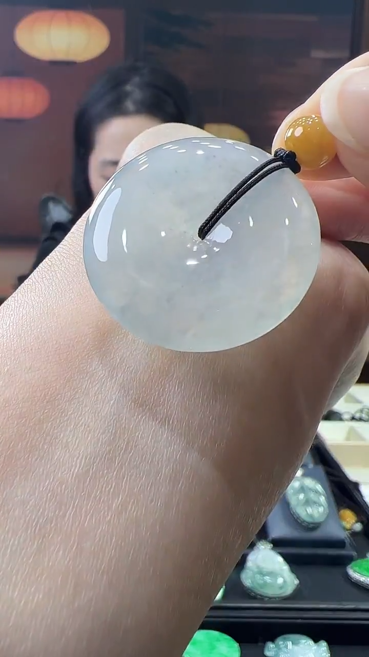 未镶嵌挂件翡翠平安扣