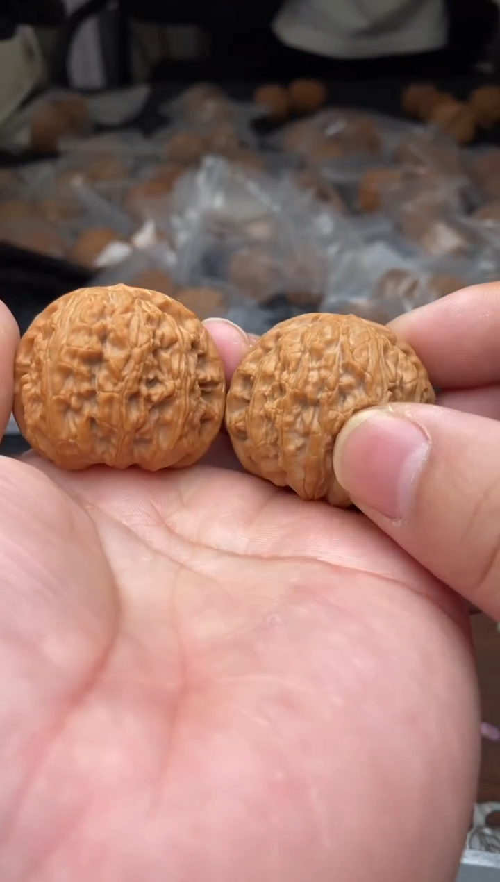 【闪购商品】文玩核桃把件A76号40尺白狮子