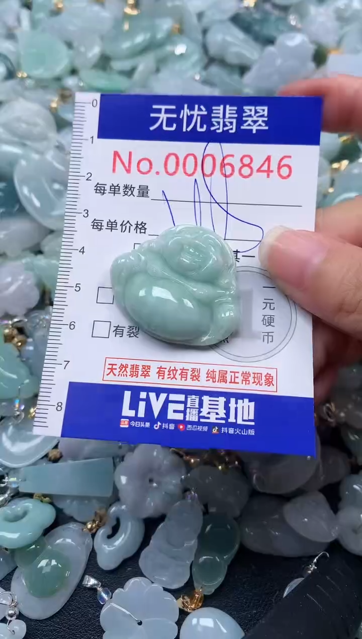 颈饰未镶嵌翡翠6846
