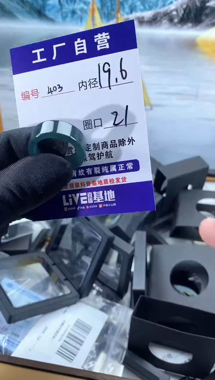 未镶嵌戒圈翡翠403