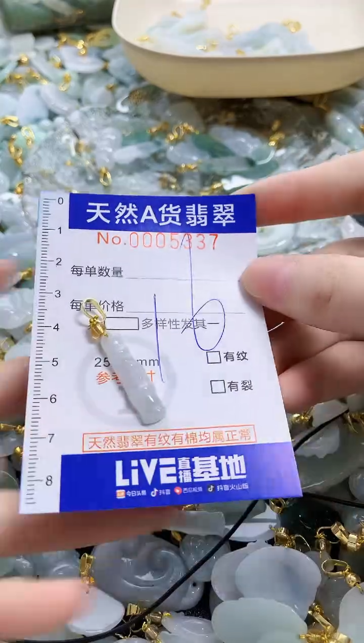 颈饰未镶嵌翡翠天然A货翡翠
