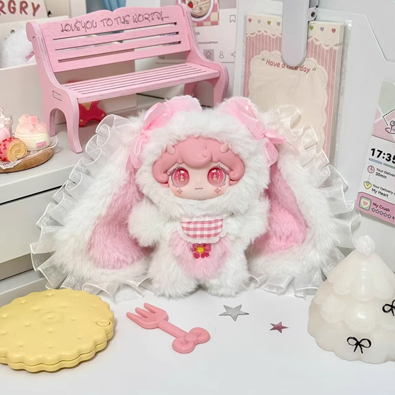 qx【Lilina】莉莉娜二代花漾梦语 毛绒摆件公仔