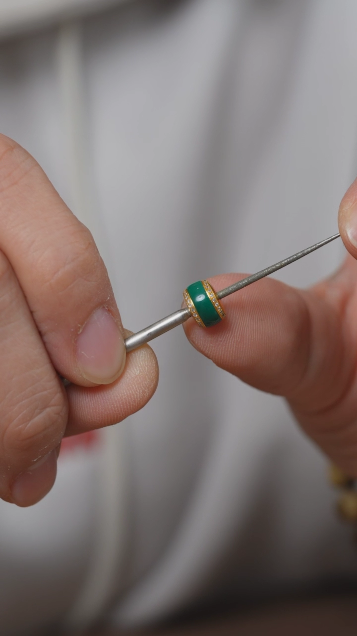 【闪购商品】绿松石配珠未镶嵌松石配珠8*5.5