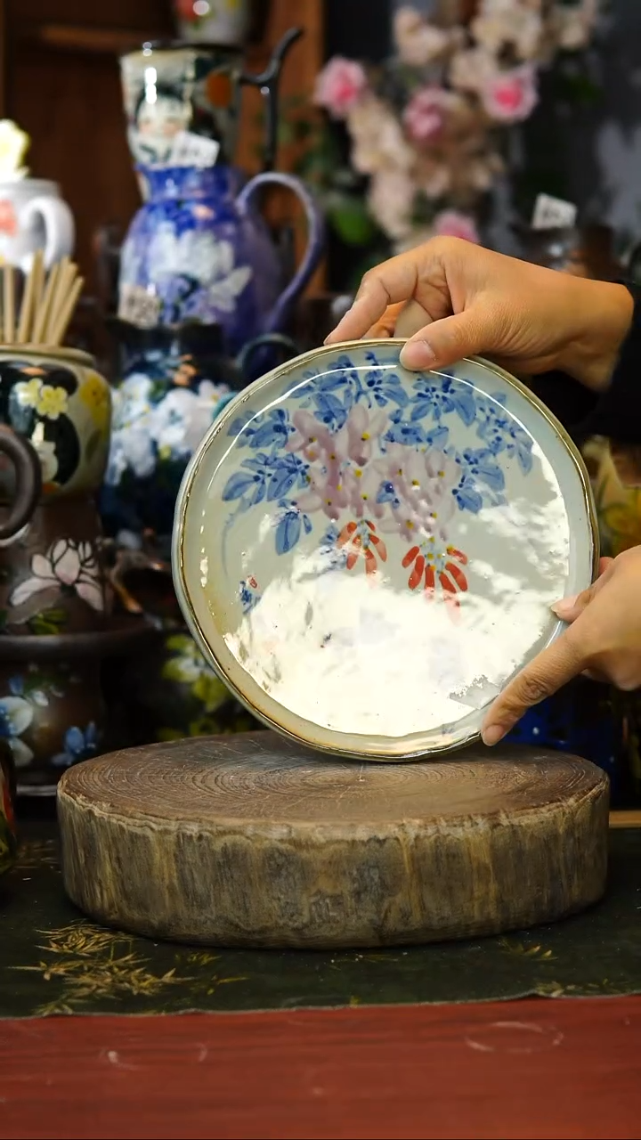 花瓶/杯子/碗101号景德镇手工手绘釉下彩