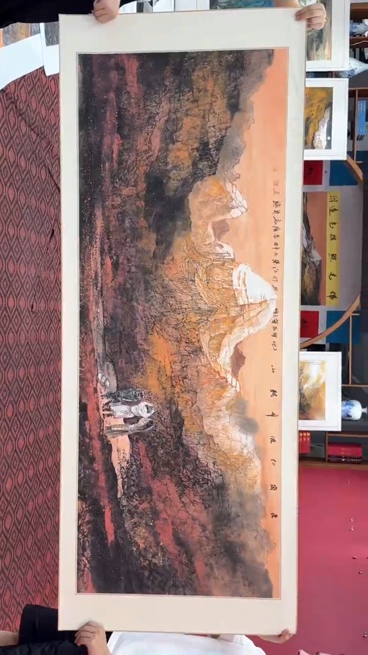国画国画绘画山水花鸟