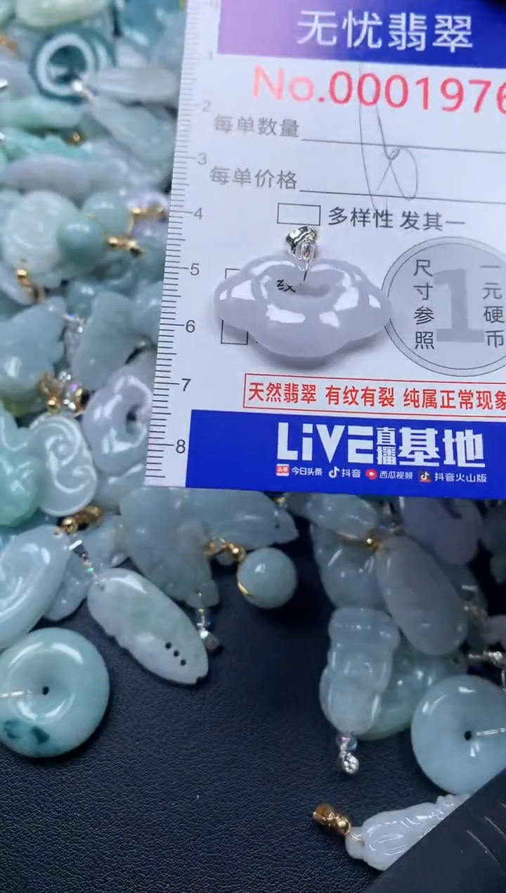 颈饰未镶嵌翡翠1976