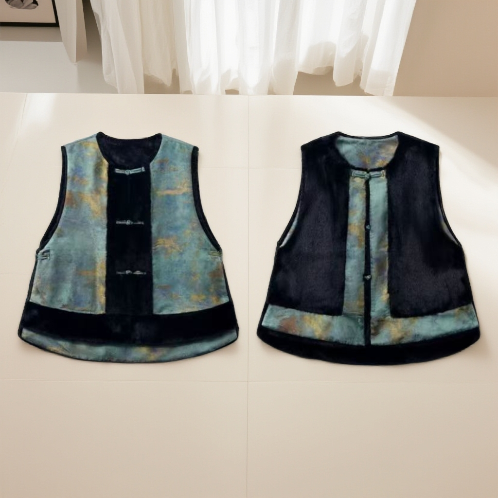 1599冰岛上衣妈妈装高贵新款妈妈装洋气收腰过膝法式