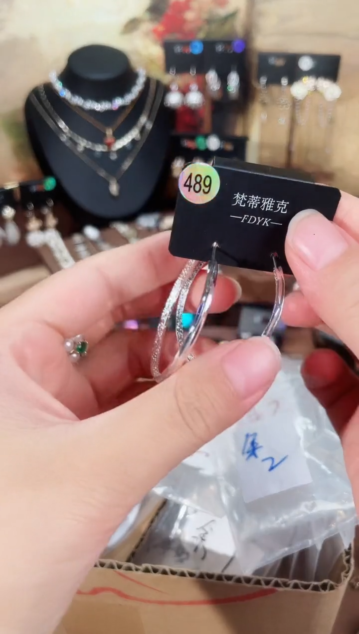 铜合金合成立方氧化锆925银梵489