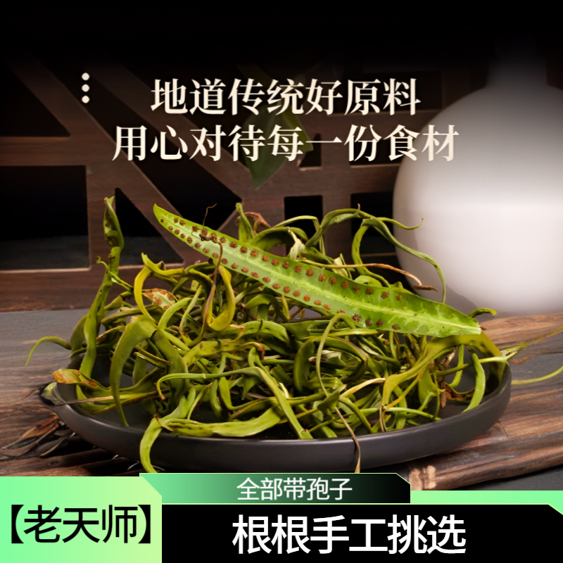 【老天师精选】纯正野生黄金草 手工挑选 根根带孢子 aoao叫