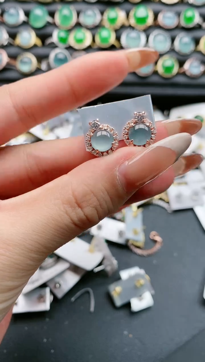 【闪购商品】翡翠戒指银S925镶嵌1111111