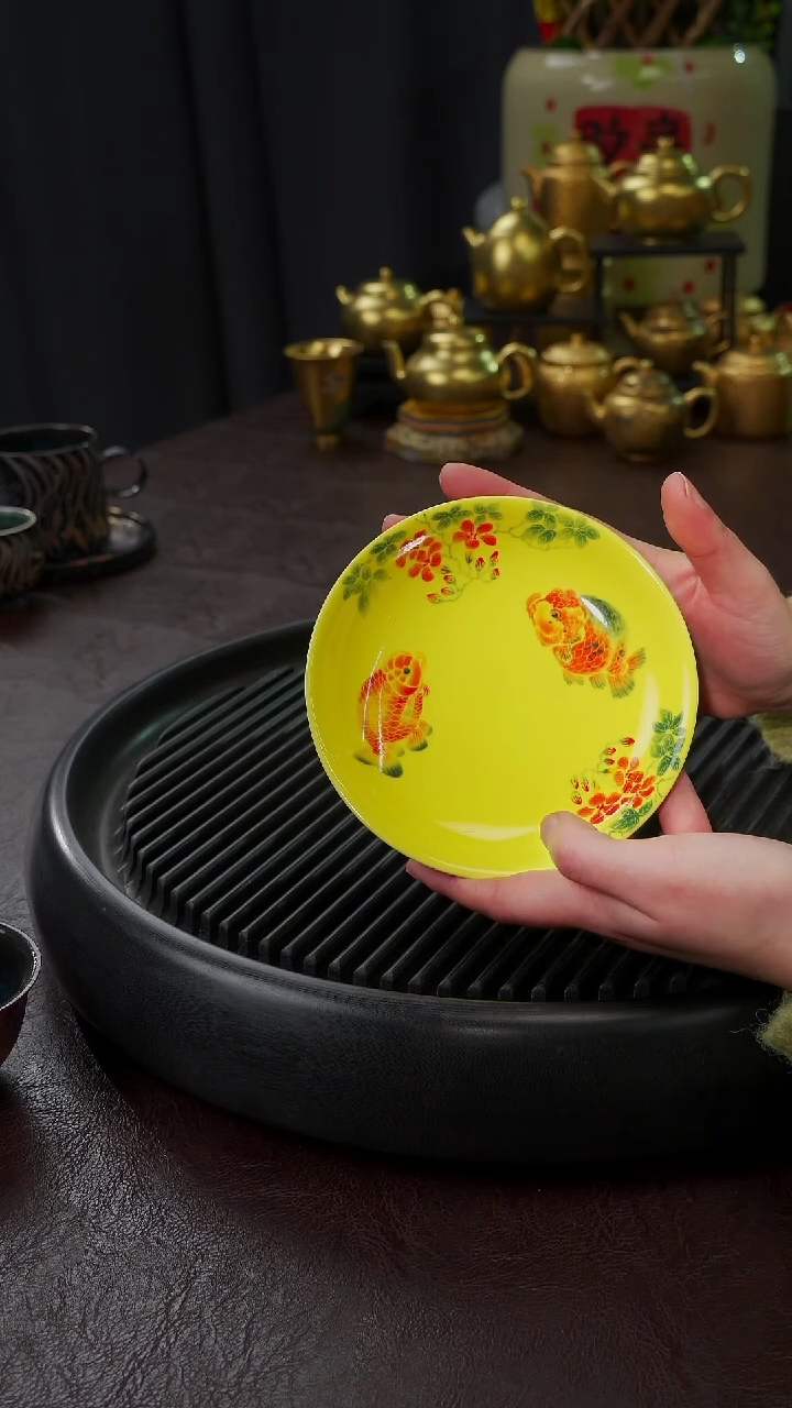 【闪购商品】杯【宜景窑帝王黄系列】干泡