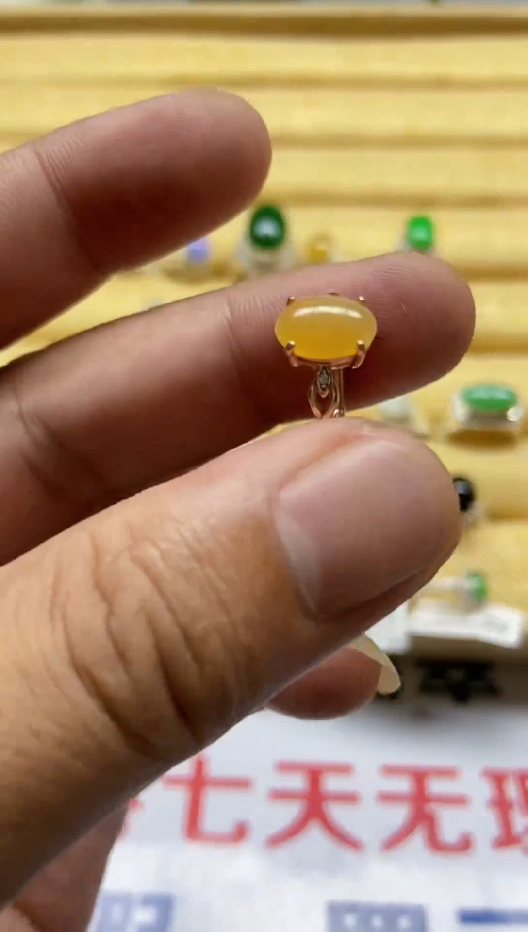 【闪购商品】翡翠戒指银S925镶嵌0000