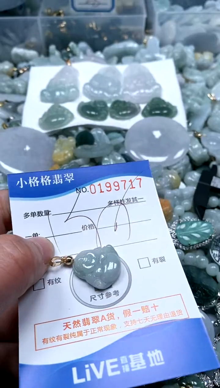 【闪购商品】翡翠颈饰未镶嵌闪购商品0199717