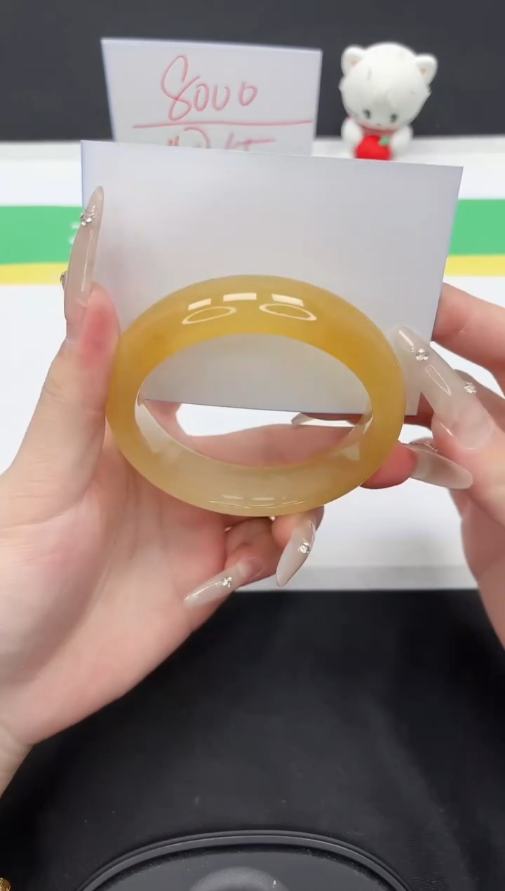 石英质玉未镶嵌手镯39-58.9