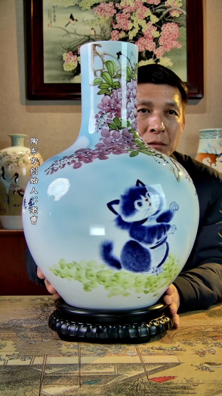 【闪购商品】其他景德镇陶东方陶瓷艺术作品花瓶瓷板画摆件