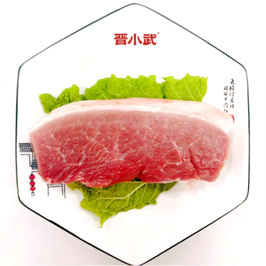 猪腱子鲜猪精品后腿肉每斤10.9元，二斤到手21.8元