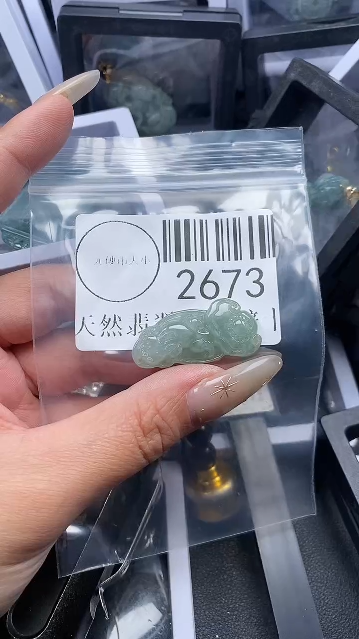 颈饰未镶嵌翡翠2673