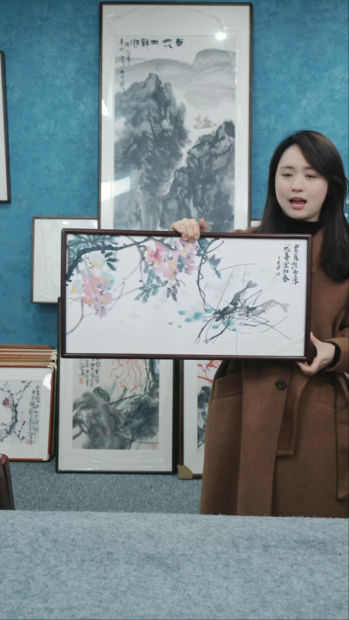 【闪购商品】国画33*66本土老师花鸟